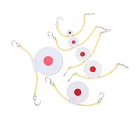 Healifty Kit de Objetivos Portátiles de Fibra Ligera con Bandas Elásticas Variados para al Aire y Práctica de Fijación Rápida para Colgar o Colocar Mesa