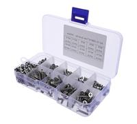 Healifty Kit de Sujetadores Industriales de Acero Inoxidable 340 Piezas Tornillos de Cabeza Cruzada Métricos Pequeños con Tuercas y Arandelas Surtido para Reparación Electrónica y