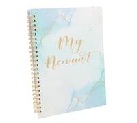 Healifty Libro de Cuentas Registro Chequera Cuaderno Gestión Financiera Personal Seguimiento Cheques Control Ingresos y Gastos Fácil Uso Compacto