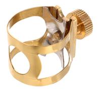 Healifty Ligadura de Saxofón de Latón Duradero Abrazadera para Boquilla Accesorio Profesional para Saxos Clip Resistente para Músicos Movimiento