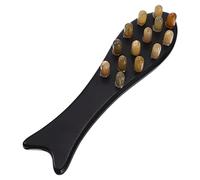 Healifty Limpieza De La Piel Hombres Masaje Masaje En Casa Sha Relajación Creativo Cepillo Para El Cabello Ventosas Cabeza Realmente Cepillo Para Ojos Negros Guasha Er Hombro Ancho Su