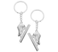 Healifty Llavero Decorativo 2 Piezas Colgante 3d de Patines de Ruedas en Aleación de Zinc, Pequeño y Ligero para Mujer, Accesorio Creativo Adecuado para Llaves y Bolsos, Obsequio Original