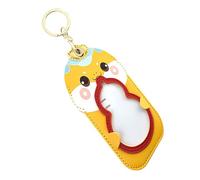 Healifty Llavero Piel PU con Doble Ranura para Tarjetas Diseño Serpiente Chino Moderno Funda Protectora para Llaves Suv y Camión Accesorio para Año Chino y Feng Shui