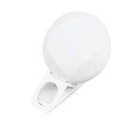 Healifty Luz LED Selfie Portátil Clip Mini Anillo Iluminador para Móvil y Portátil con Luz Regulable Blanca