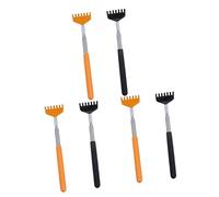 Healifty Mano Para Rascar 6 Piezas Para Picazón Telescópica De Acero Para Adultos Telescópica Portátil Con Cuerpo De Goma Familiar Novedoso Y Largo Asas Portátiles Para Alivio Hombres Niños