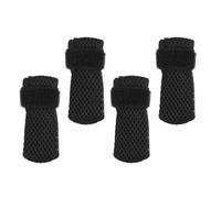 Healifty Manoplas Antiarañazos para Gatos, 4 Unidades Talla S, Malla Transpirable Negra, Protección para Garras, Calcetines Reutilizables para Administración de Medicamentos y Cuidado
