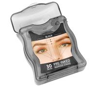 Healifty Marcador de línea de cejas con resistente de 30 metros, regla de posicionamiento para diseño y medición en de cejas profesionales
