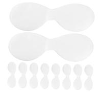Healifty Mascarillas para Ojos de Papel Desechable 100 Hojas Tamaño Doble Ultrafinas para Cuidado Ocular Mujer Uso Facial en Spa y Viajes