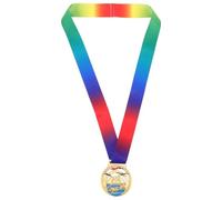 Healifty Medalla de Metal Dorada para Natación y Carreras con Diseño Innovador y Cinta Cuello, Premio Ligero para Eventos Deportivos y Competiciones