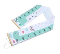 Healifty Medidor de Altura Infantil Pared con Diseño Animal Lienzo Resistente sin Olor Regla Colgante Desmontable para Habitaciones Niña y Decoración y Práctica