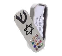 Healifty Mezuzah Case Decorativo para Puerta con Instalación DIY Diseño Artístico y Simbólico para Salón Dormitorio Regalo Significativo para Tradición Judía y Bendiciones Familiares