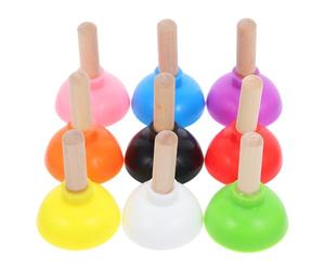 Healifty Mini Desatascadores de Juguete 9 Colores Surtidos, Accesorios para Ilusiones y Juegos de Broma, Herramienta Ligera de Plástico para Espectáculo y Decoración de Estilo Aleatorio