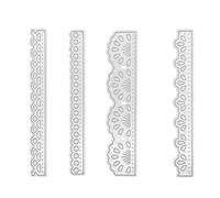 Healifty Molde de Acero al Carbono para Corte y Repujado Reutilizable Diseño de Encaje Fino para Manualidades DIY y Tarjetas de Papel