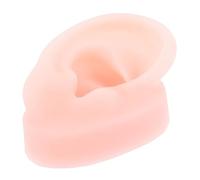 Healifty Molde De Oreja Artificial Joyería Piercing Kits De Perforación Del Cuerpo Moldes De Silicona Modelo De Oreja Anatómica Herramienta De Enseñanza Del Oído Humano Derecho Modelo De