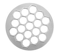 Healifty Molde Para Empanadillas De Metal Orificios Fabricante De Ravioles y Pelmeni Ruso Utensilio Doméstico Práctico y Seguro Para Hacer Dumplings Caseros