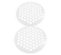 Healifty Molde para Hacer Empanadillas y Raviolis Blanco 2 Piezas 61 Agujeros, Pp Apto Lavavajillas, Rápido y Práctico, para Cocinar en Casa y Reuniones