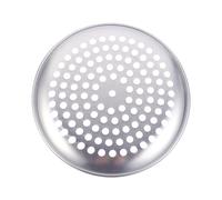 Healifty Molde para Pizza Orificios Bandeja de Hornear Antiadherente para Horno Placa Redonda Resistente y Fácil de Limpiar