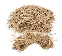 Healifty Nido de Pollo Paja Triturada 250 G, Cama de Paja para Gallinero, Revestimiento Natural para Lecho de Pollos, Absorbente y Transpirable, Adecuado para Granjas y Áreas de Crianza