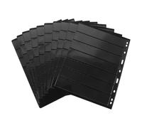 Healifty Páginas Estándar para Álbum de Sellos y Billetes, 10 Hojas Transparentes de PVC para Coleccionistas y Almacenamiento Seguro