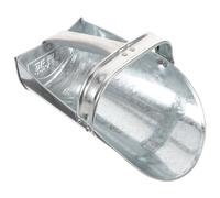 Healifty Pala de Alimentación de Acero Inoxidable Gruesa de Tamaño Mediano para Granjas, Herramienta Multiusos para Pienso de Aves de Corral, Cuchara para Distribución de Alimento Ganadero