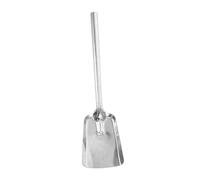 Healifty Pala de Ceniza de Hierro Fundido Grueso para Chimeneas y Barbacoas Herramienta para Limpieza de Brasas y Residuos Mango Ergonómico para Jardín y Estufas