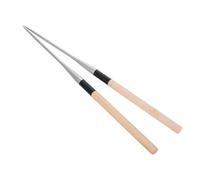 Healifty Palillos Japoneses de Cocina 2 Piezas, Acero Inoxidable 150 Mm con Punta Puntiaguda para Sushi y Sashimi, Palillos Tradicionales Largos para Restauración y Emplatado Profesional