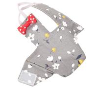 Healifty Pañal Lavable para Pájaros Pequeños, Traje de Vuelo Transpirable para Periquitos y Loros, Ropa de Algodón Color Gris para Uso Diario y Limpieza