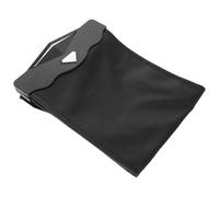 Healifty Papelera para Coche con Luz LED Cubo de Basura Colgante de PU para Vehículo Organizador de Residuos para Asiento Trasero Color Negro