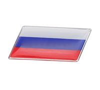 Healifty Pegatina Metálica de Coche con Bandera Rusa Resistente al Agua y Fácil de Instalar Adhesivo para SUV Camión y Decoración Exterior del Vehículo