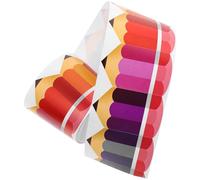 Healifty Pegatinas Creativas Autoadhesivas Impermeables para Bordes de Tableros de Anuncios y Pizarras Rollo Decorativo para Marcos de Pizarra Adecuado para Aulas y Decoración Escolar