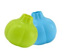 Healifty Pelador de Ajos de Silicona Flexible, 2 Piezas Reutilizables para Cocina, Herramientas para Ajo sin Olor en Manos, Fáciles de Limpiar, Suministros de Cocina Color Color Aleatorio