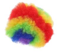 Healifty Peluca Afro Rizada Colorida para Fiesta y Cosplay Ligera y Cómoda Sintética Resistente para Disfraces y Eventos Temáticos