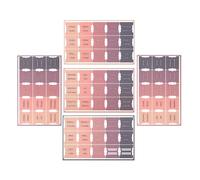 Healifty Pestañas de Índice Bíblico para Mujeres 5 Hojas de Etiquetas de Papel Diseño de Sombra al Atardecer Etiquetas Decorativas para Estudio Bíblico y Suministros de Oficina