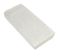 Healifty Piedra de Selenita Natural Transparente 15X8X1 CM Mineral Marroquí Energético Placa Decorativa Cristal para Hogar y Oficina Pieza de Exhibición y Elemento Decorativo