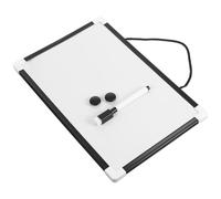 Healifty Pizarra Blanca Colgante Pequeña Doble Cara con Superficie Borrable Tablero Memo para Oficina y Hogar Pizarra Secante para Dibujo y Notas Incluye Accesorios para Planificación