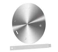 Healifty Placa de Inducción de Acero Inoxidable Plata 1 Juego