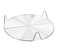 Healifty Placa de Vapor de Acero Inoxidable 304 Patas para Olla de Presión Diámetro Grande 22 CM para Cocinar al Vapor Alimentos al Hogar