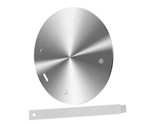 Healifty Placa Difusora de Calor de Acero Inoxidable 160 Mm X 3,4 Mm, Adaptador para Cocina de Inducción y Estufa de Gas, Distribución Uniforme de Calor, Uso Doméstico, Accesorio Esencial