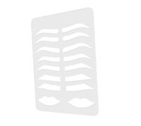 Healifty Placa para Cejas de Material Acrílico Plantilla Práctica para Moldear Cejas para Uso en Salón de Belleza