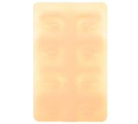 Healifty Práctica de la piel del 3d para maquillaje delineador de ojos microblading maquillaje permanente piel de silicona para principiantes en tatuajes cosméticos