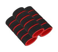Healifty Protector Barra Gimnasio de Esponja Negra, 3 Fundas Antideslizantes para Barra de Dominadas Interior, Fácil Instalación y Protección para Marco de Puerta en Fitness