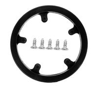 Healifty Protector de Plato para Bicicleta Montaña Kit de Cadena de Dientes Plástico Duradero Fácil Instalación y Protección para Bielas y Cadena