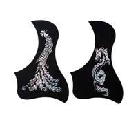Healifty Protector Diseño Creativo de Guitarra Acústica de 41 Pulgadas y Material Pvc Resistente a Rayaduras Golpeador Pack de 2 Piezas para Guitarra Clásica y Folk