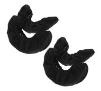 Healifty Protectores de Patines para Hockey y Patinaje Artístico, Fundas Elásticas Negras Talla L, 2 Pares, Cubiertas Suaves y Fáciles de Lavar para Accesorios de Patines de Hielo