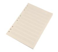 Healifty Recambio para Cuaderno de Música 100 Hojas white Pentagramadas 3 MM para Músicos Estudiantes y Libretas de Partituras