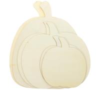 Healifty Recortes de Calabaza de Madera sin Terminar 6 Piezas para Bricolaje y Decoración de Otoño Letreros Colgantes de Madera para Día de Acción de Gracias y Fiesta de Halloween