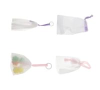 Healifty Redes para Hacer Burbujas de Jabón Facial Ligeras y Exfoliantes Cordón de Poliéster y Nylon para Uso en Casa y Viaje Color Aleatorio