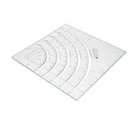 Healifty Regla Acrílica para Patchwork Transparente Regla de Costura para Tela Herramienta DIY Ligera y Portátil Adecuado para Confección y Manualidades de Costura