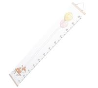 Healifty Regla Colgante de Altura Lienzo Grueso Diseño de Globos Animales, Decoración de Dormitorio Infantil Resistente Decoloración para Medir Crecimiento
