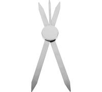 Healifty Regla de Cejas de Acero Inoxidable Plata, Herramienta de Posicionamiento Reutilizable y Precisa para Diseño de Cejas en Colecciones Cosméticas y Uso DIY